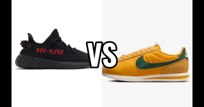 Nike Cortez vs. Yeezy Boost 350 V2