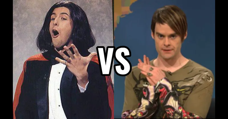 Adam Sandler vs. Bill Hader