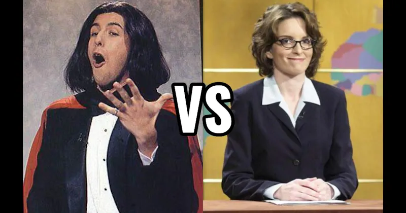 Adam Sandler vs. Tina Fey