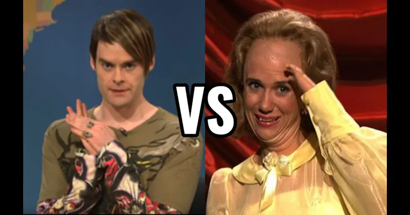 Bill Hader vs. Kristen Wiig