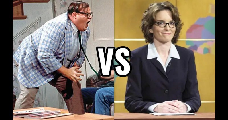 Chris Farley vs. Tina Fey