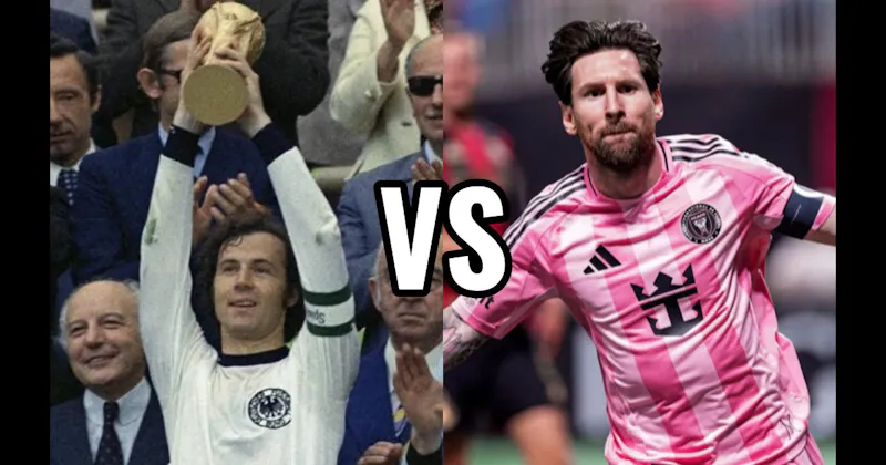 Franz Beckenbauer vs. Lionel Messi