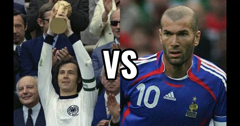 Franz Beckenbauer vs. Zinedine Zidane