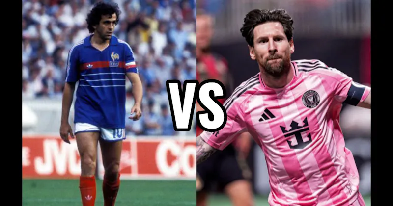 Lionel Messi vs. Michel Platini