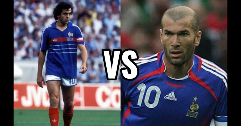 Michel Platini vs. Zinedine Zidane