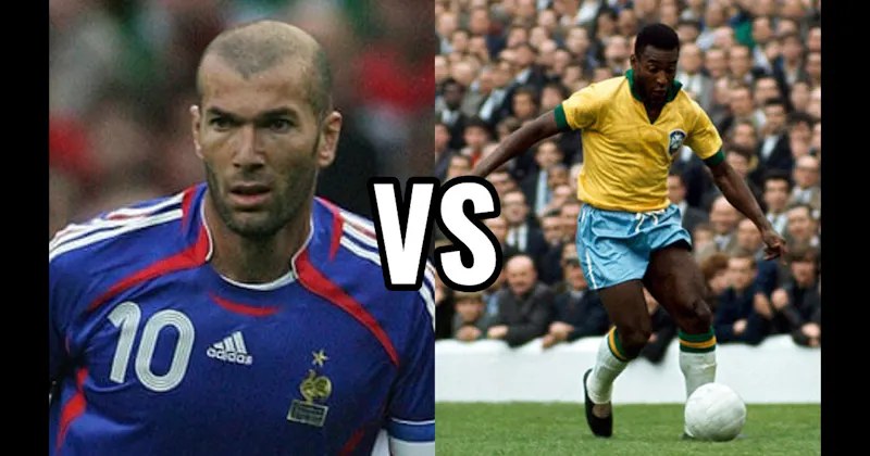 Pelé vs. Zinedine Zidane