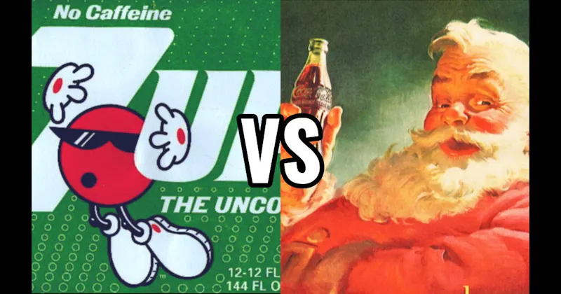 7UP Spot (Cool Spot) vs. Coca-Cola Santa Claus