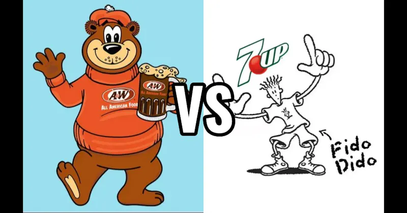 A&W Root Bear vs. Fido Dido (7UP)