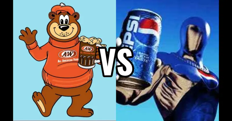 A&W Root Bear vs. Pepsi Man