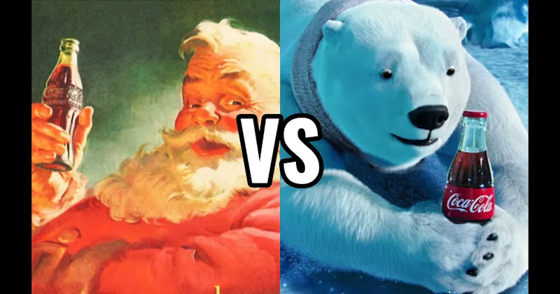 Coca-Cola Polar Bears vs. Coca-Cola Santa Claus