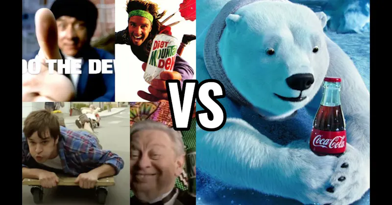 Coca-Cola Polar Bears vs. Mountain Dew’s “Do the Dew” Crew