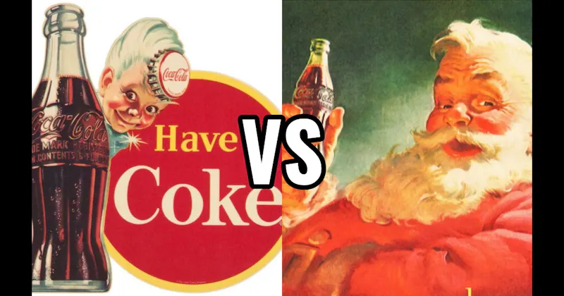 Coca-Cola Santa Claus vs. Sprite Boy (Coca-Cola)