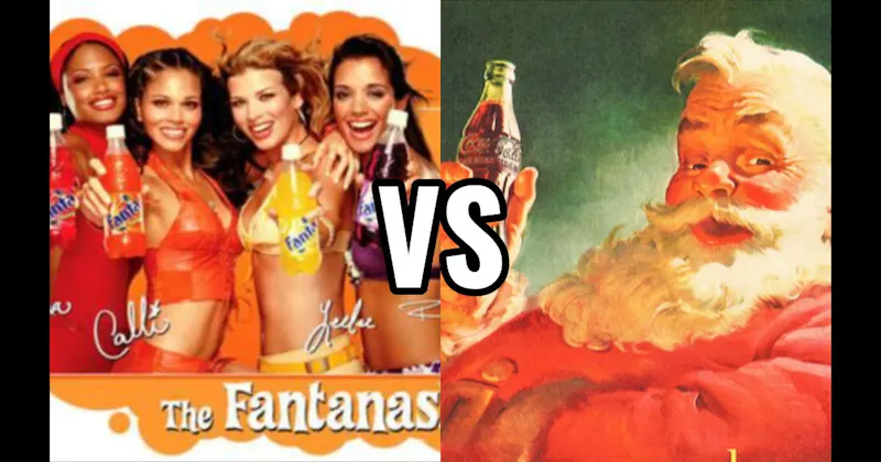 Coca-Cola Santa Claus vs. The Fantanas (Fanta)