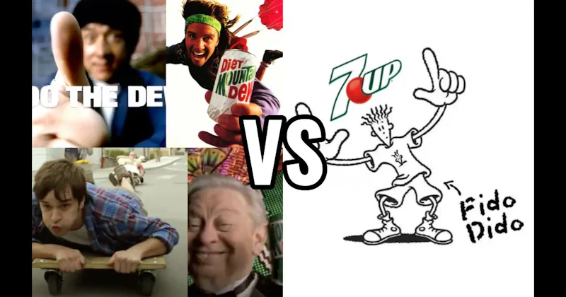 Fido Dido (7UP) vs. Mountain Dew’s “Do the Dew” Crew