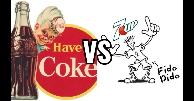 Fido Dido (7UP) vs. Sprite Boy (Coca-Cola)