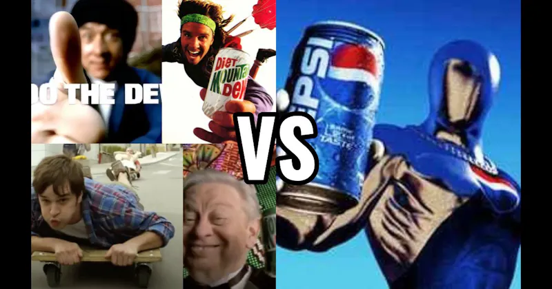 Mountain Dew’s “Do the Dew” Crew vs. Pepsi Man