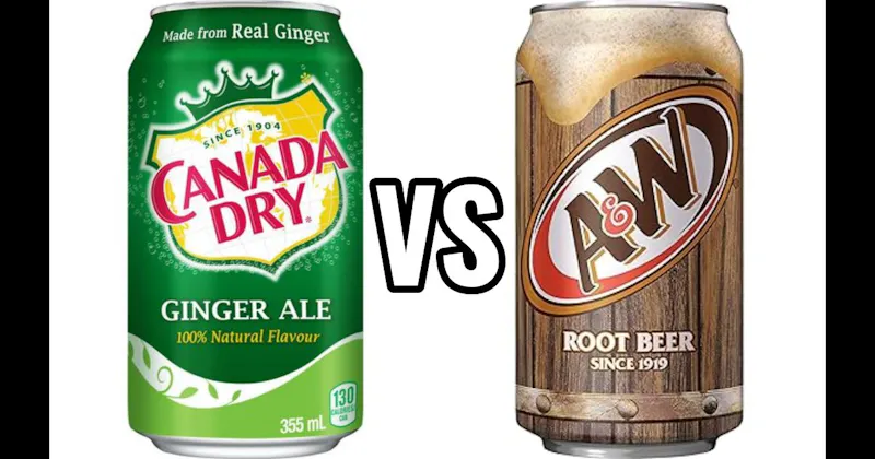 A&W Root Beer vs. Canada Dry Ginger Ale