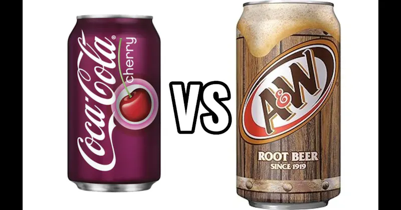 A&W Root Beer vs. Cherry Coke