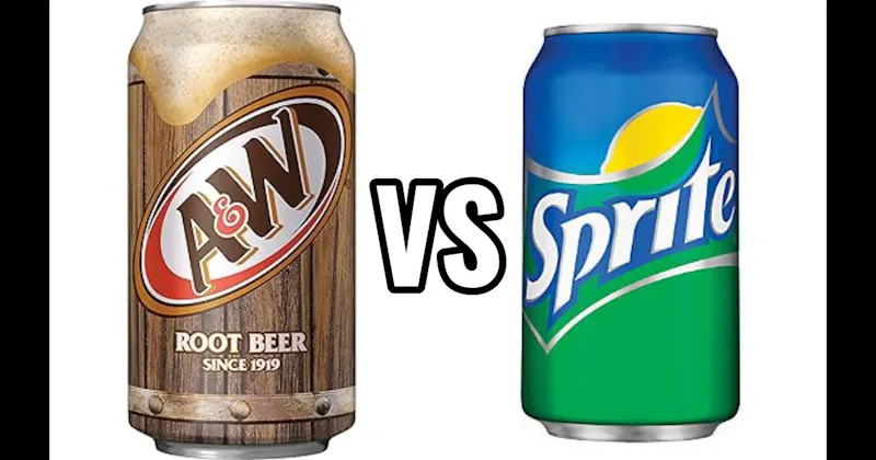 A&W Root Beer vs. Sprite