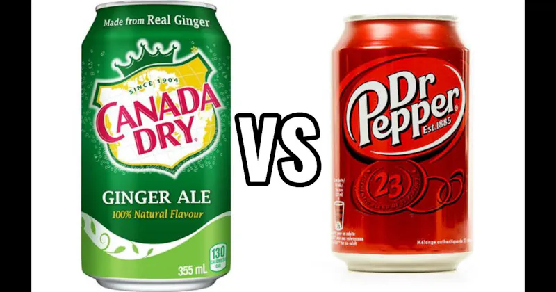 Canada Dry Ginger Ale vs. Dr Pepper