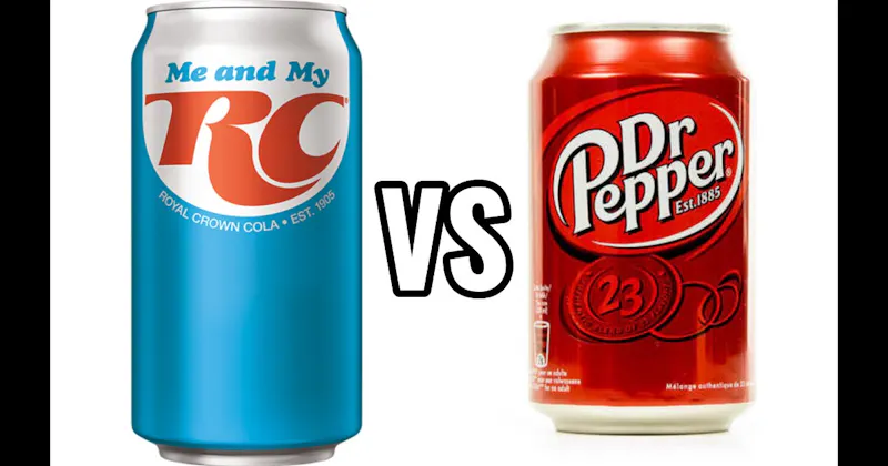 Dr Pepper vs. RC Cola