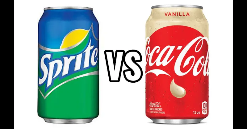 Sprite vs. Vanilla Coke