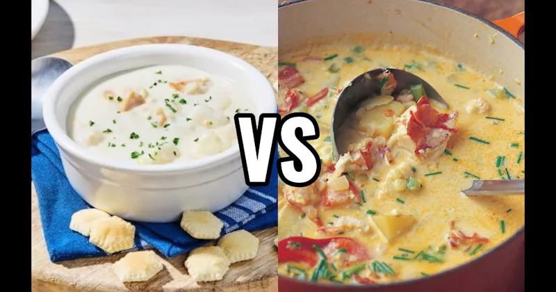 Clam Chowder vs. Lobster Bisque