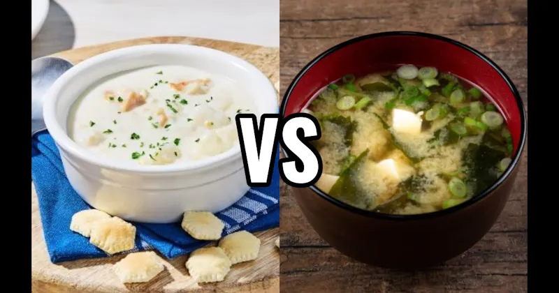 Clam Chowder vs. Miso Soup