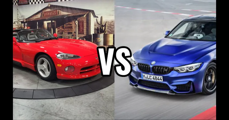 BMW M3 vs. Dodge Viper