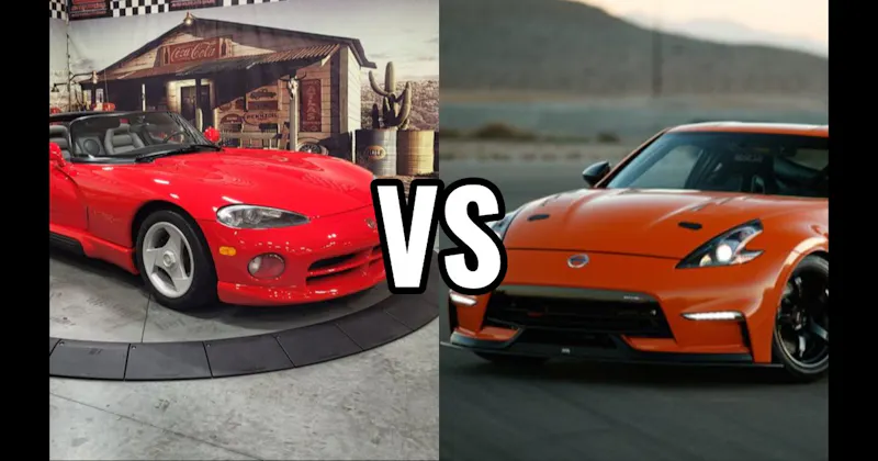 Dodge Viper vs. Nissan 370z