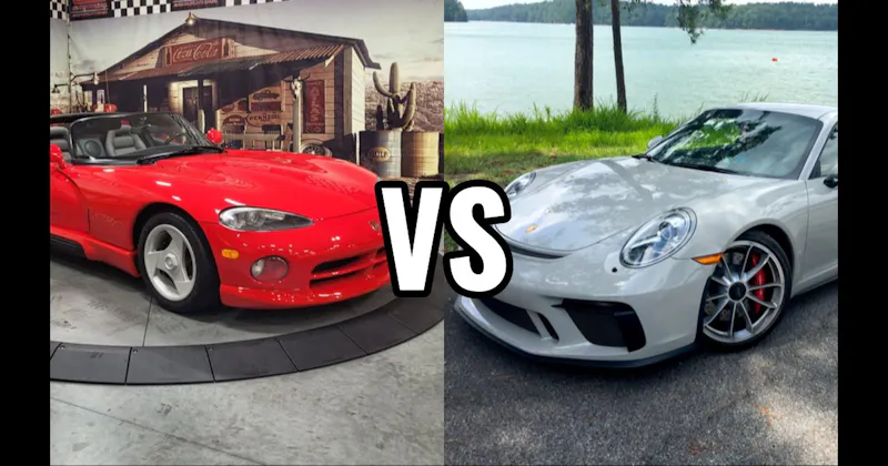 Dodge Viper vs. Porsche 911 Carrera