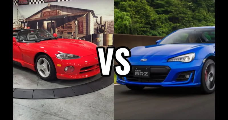 Dodge Viper vs. Subaru BRZ
