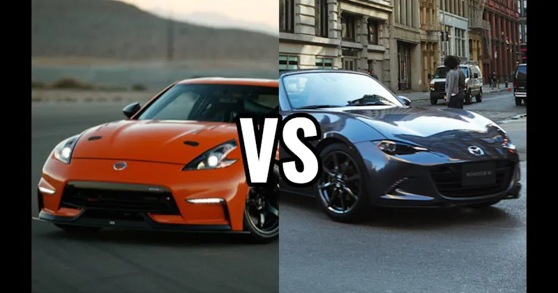 Mazda MX-5 Miata vs. Nissan 370z