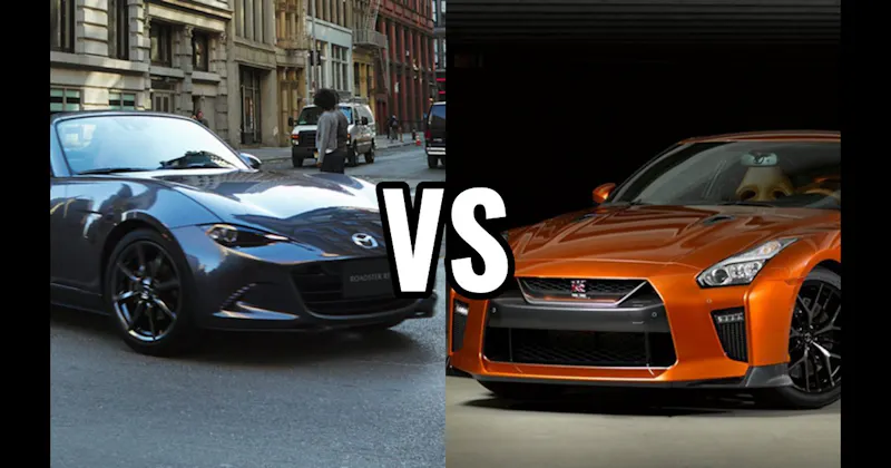 Mazda MX-5 Miata vs. Nissan GT-R