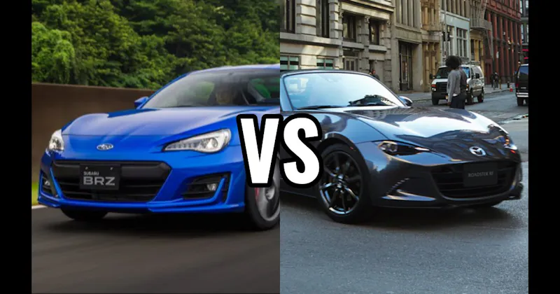 Mazda MX-5 Miata vs. Subaru BRZ