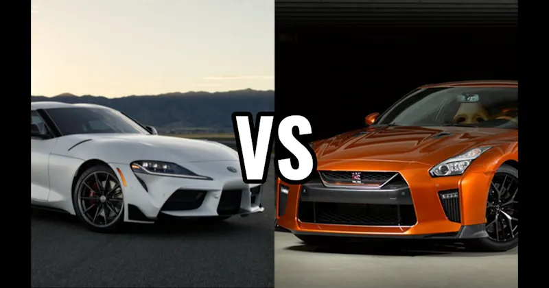 Nissan GT-R vs. Toyota GR Supra