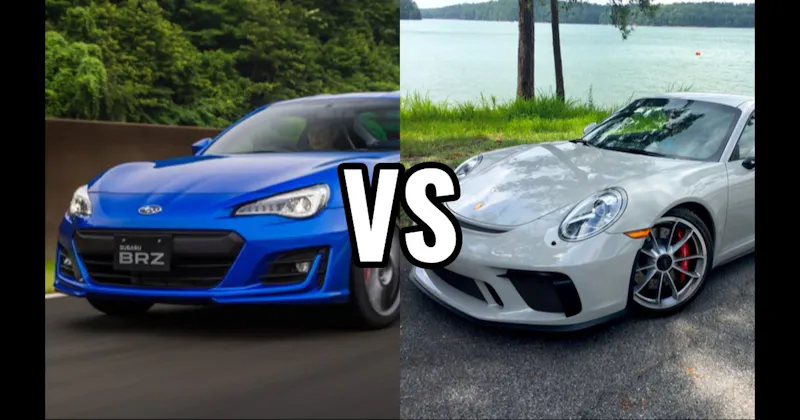 Porsche 911 Carrera vs. Subaru BRZ