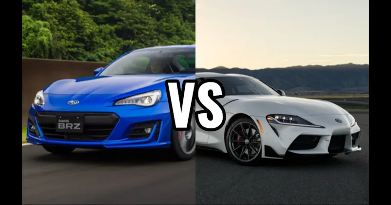 Subaru BRZ vs. Toyota GR Supra