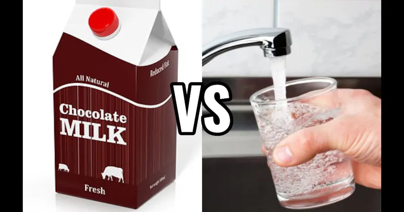 Chocolate Milk vs. Tap Water
