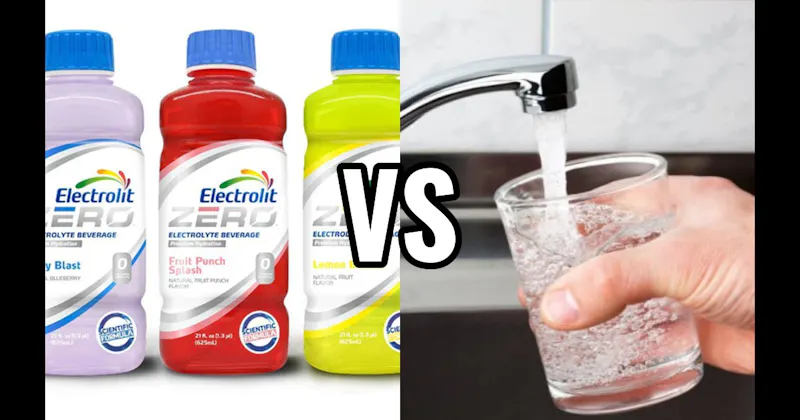 Electrolit vs. Tap Water