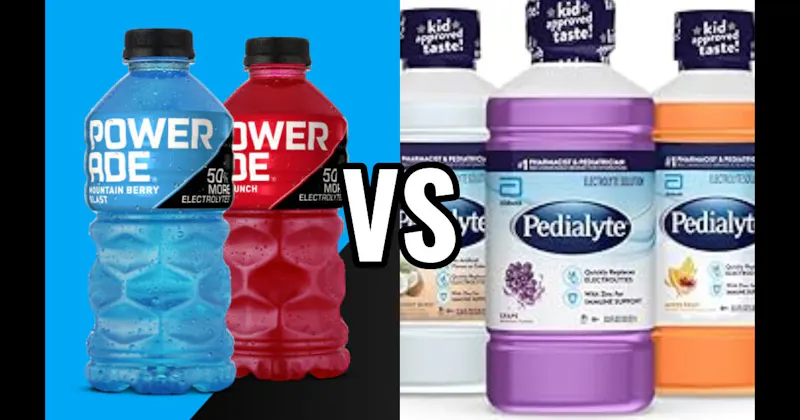 Pedialyte vs. Powerade