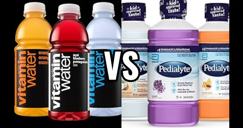 Pedialyte vs. Vitaminwater