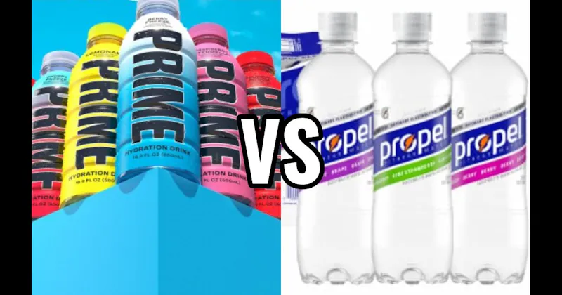 Prime Hydration vs. Propel