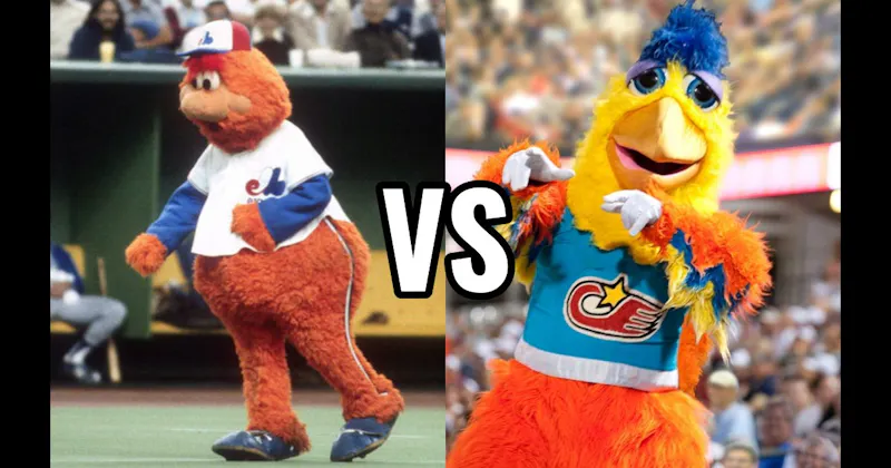 The San Diego Chicken vs. Youppi! (Montreal Canadiens / Expos)