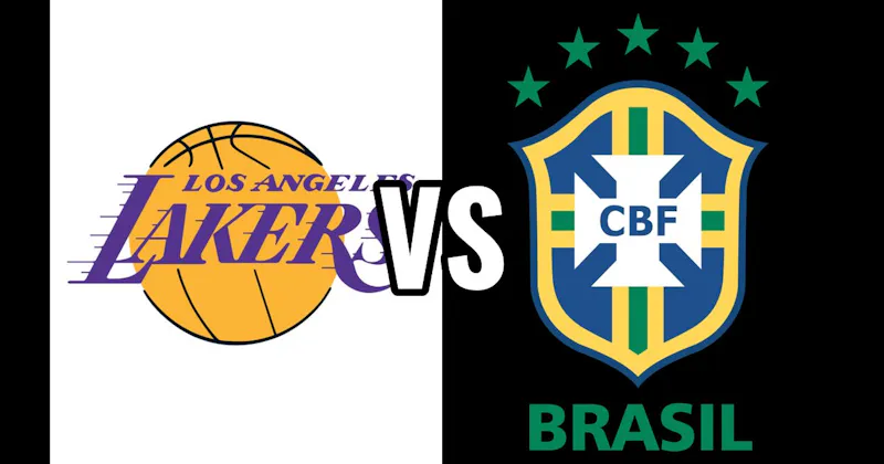 Brazil National Football Team (Soccer) vs. Los Angeles Lakers (NBA)