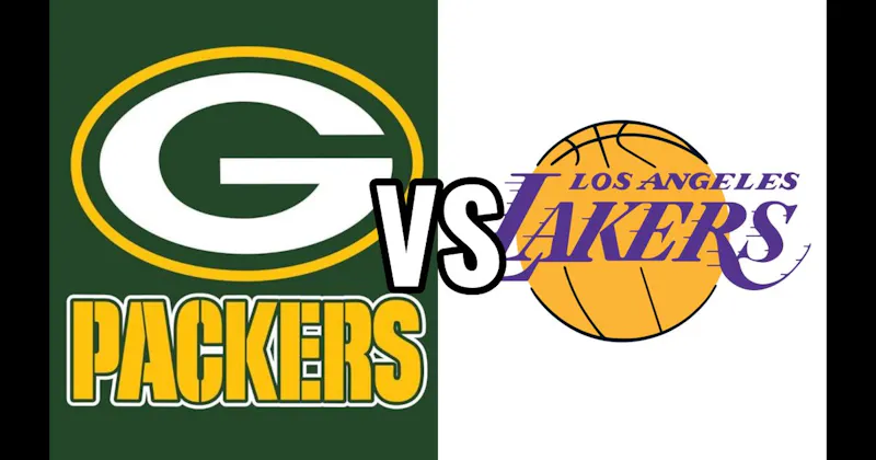Green Bay Packers (NFL) vs. Los Angeles Lakers (NBA)