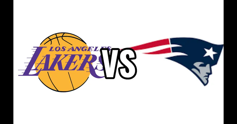 Los Angeles Lakers (NBA) vs. New England Patriots (NFL)