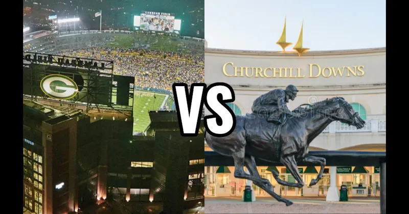 Churchill Downs vs. Lambeau Field