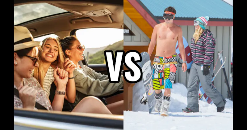 Cheap Road Trip vs. Spring Ski Trip