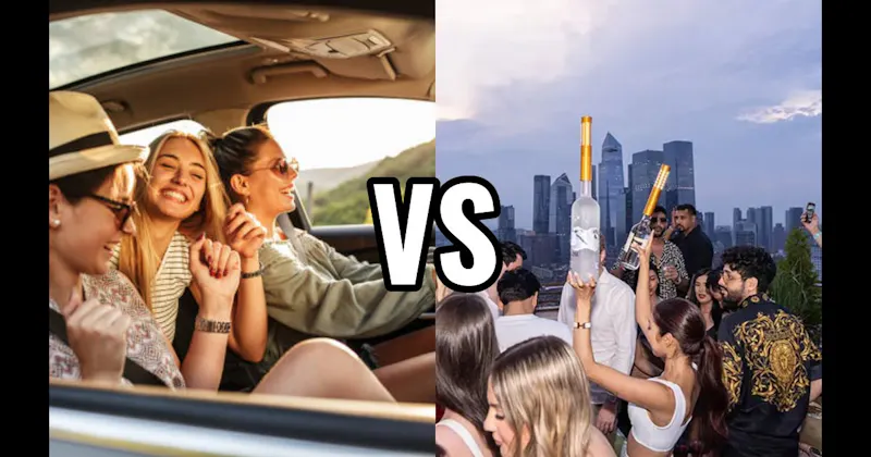 Cheap Road Trip vs. Vegas / Big City Binge